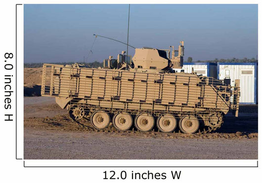 M113 Variant Camp Warhorse Wall Decal Design 3