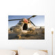 Iraqi Helicopter Sits Flight Wall Decal Design 3