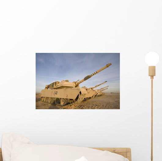 M1 Abrams Tanks Camp Wall Decal Design 17
