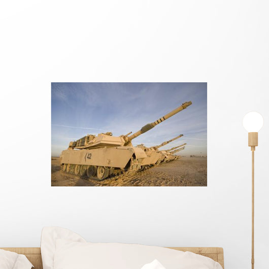 M1 Abrams Tanks Camp Wall Decal Design 17