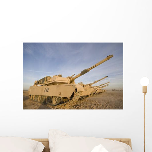 M1 Abrams Tanks Camp Wall Decal Design 17