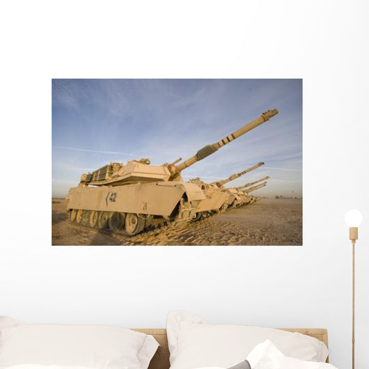 M1 Abrams Tanks Camp Wall Decal Design 17