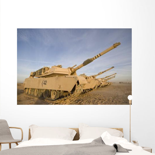M1 Abrams Tanks Camp Wall Decal Design 17