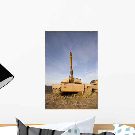 M1 Abrams Tank Camp Wall Decal Design 12