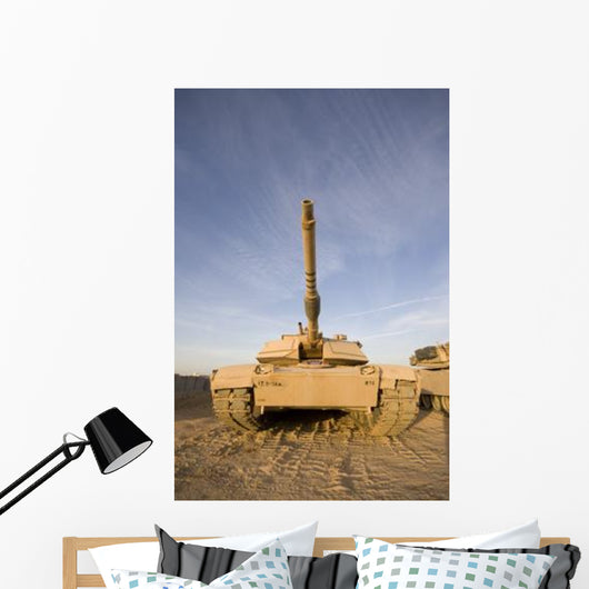 M1 Abrams Tank Camp Wall Decal Design 12