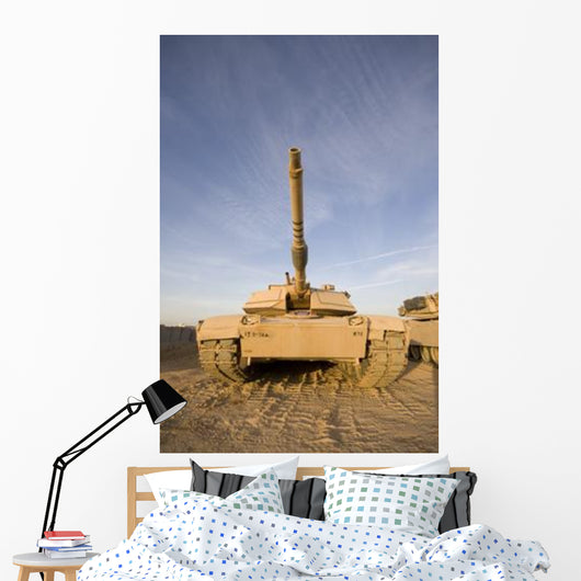 M1 Abrams Tank Camp Wall Decal Design 12