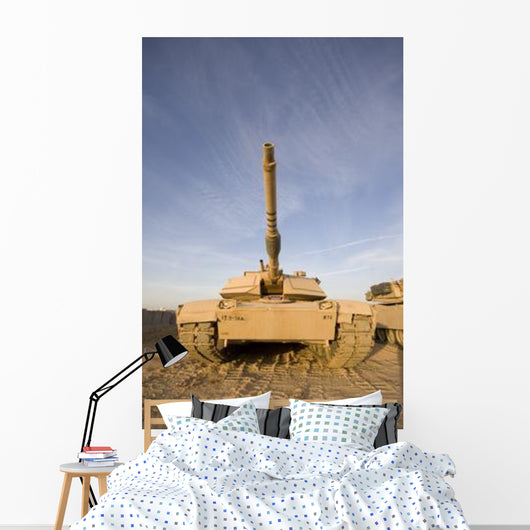 M1 Abrams Tank Camp Wall Decal Design 12
