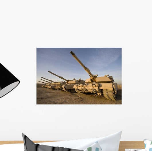M1 Abrams Tanks Camp Wall Decal Design 16