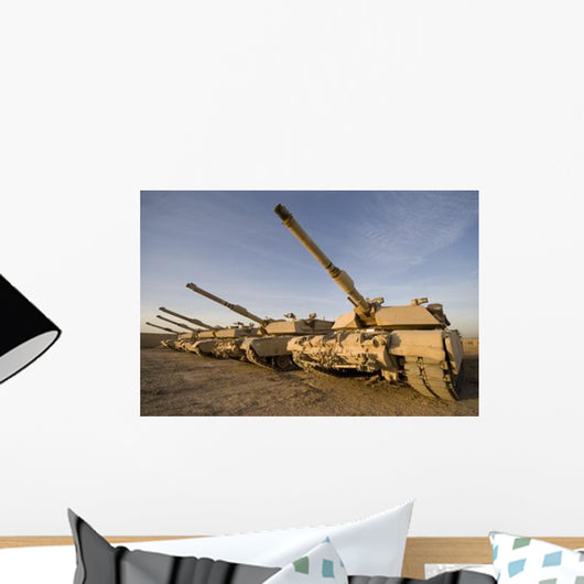 M1 Abrams Tanks Camp Wall Decal Design 16