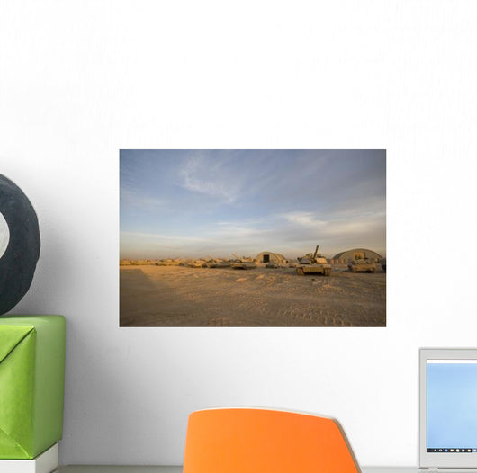 M1 Abrams Tanks Camp Wall Decal Design 15