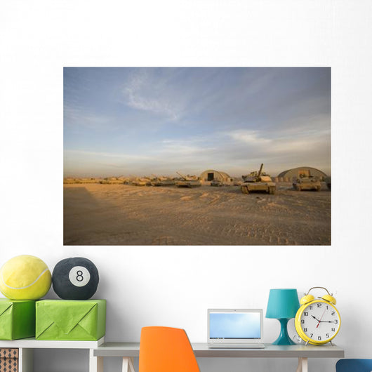 M1 Abrams Tanks Camp Wall Decal Design 15