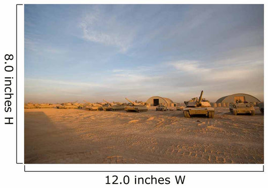 M1 Abrams Tanks Camp Wall Decal Design 15