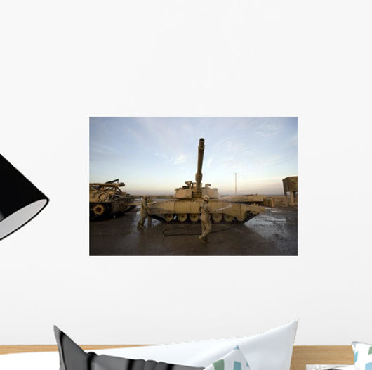 M1 Abrams Tank Camp Wall Decal Design 11