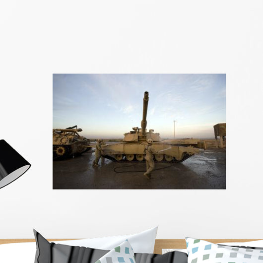 M1 Abrams Tank Camp Wall Decal Design 11