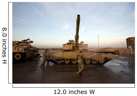 M1 Abrams Tank Camp Wall Decal Design 11