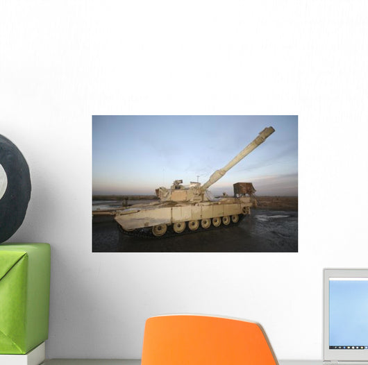 M1 Abrams Tank Camp Wall Decal Design 10