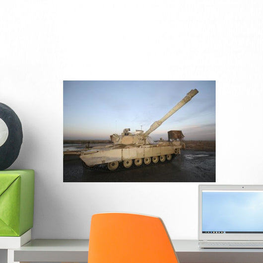 M1 Abrams Tank Camp Wall Decal Design 10