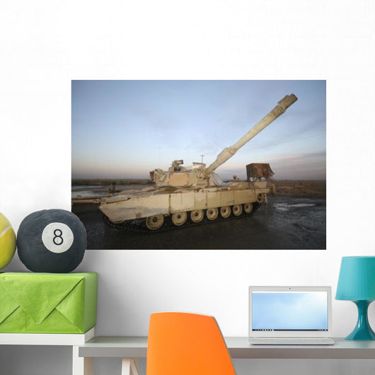 M1 Abrams Tank Camp Wall Decal Design 10