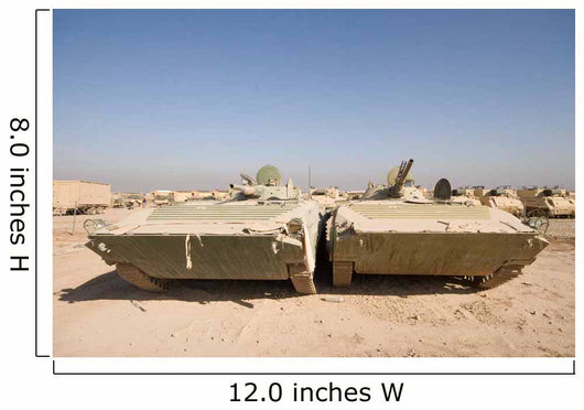 Georgian Army Light Tank Wall Decal Design 2