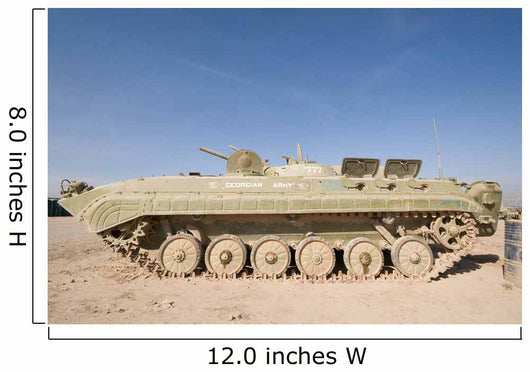 Georgian Army Light Tank Wall Decal Design 1