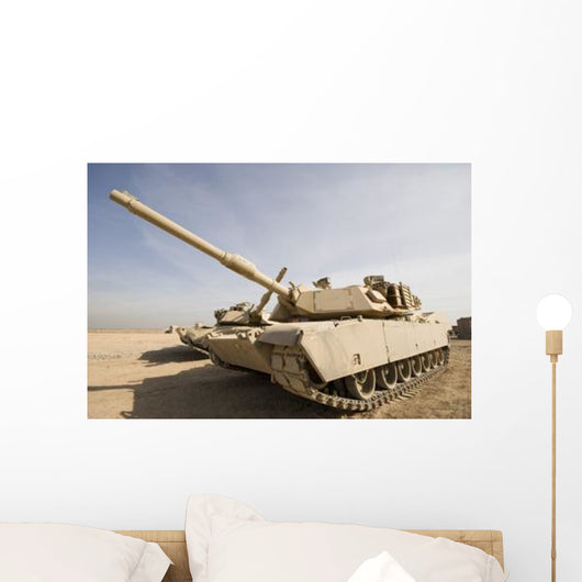 M1 Abrams Tank Camp Wall Decal Design 9
