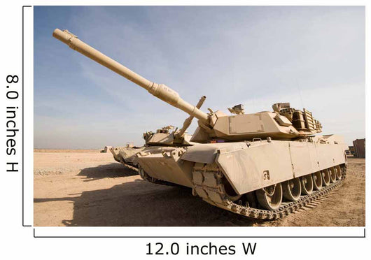 M1 Abrams Tank Camp Wall Decal Design 9