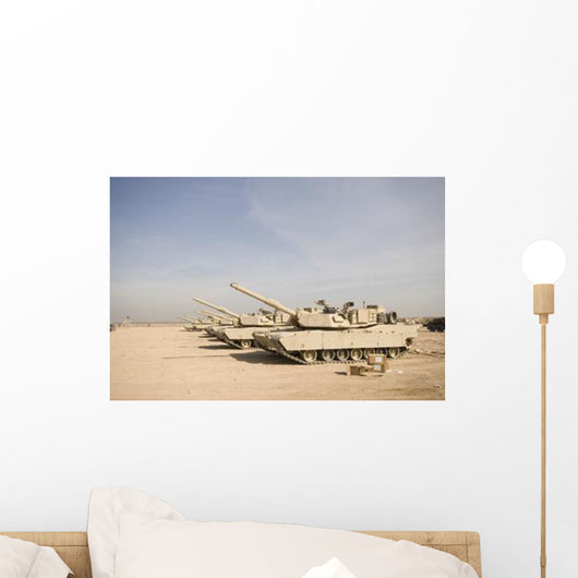 M1 Abrams Tank Camp Wall Decal Design 8