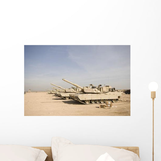 M1 Abrams Tank Camp Wall Decal Design 8