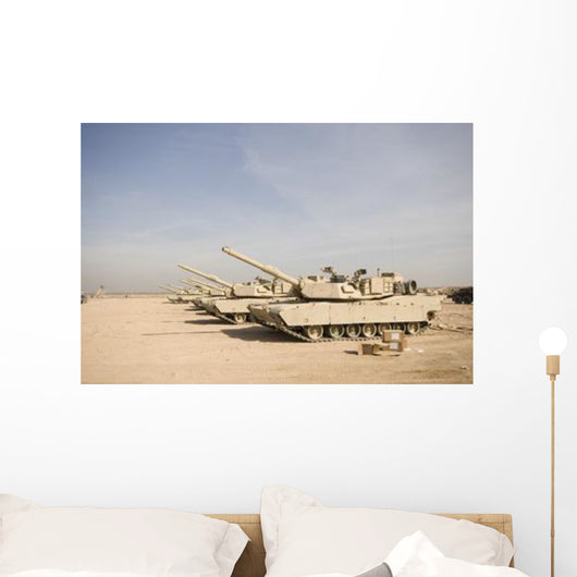M1 Abrams Tank Camp Wall Decal Design 8
