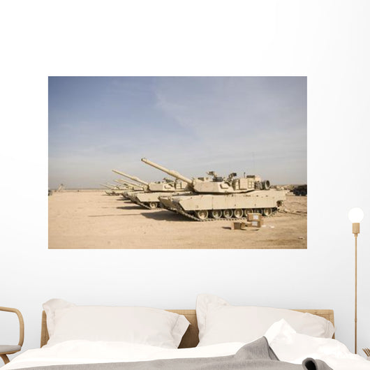 M1 Abrams Tank Camp Wall Decal Design 8