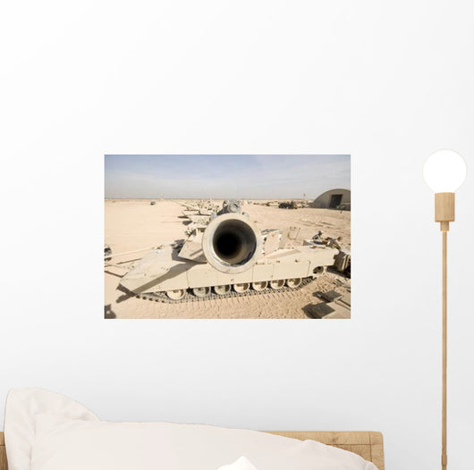 M1 Abrams Tank Camp Wall Decal Design 7