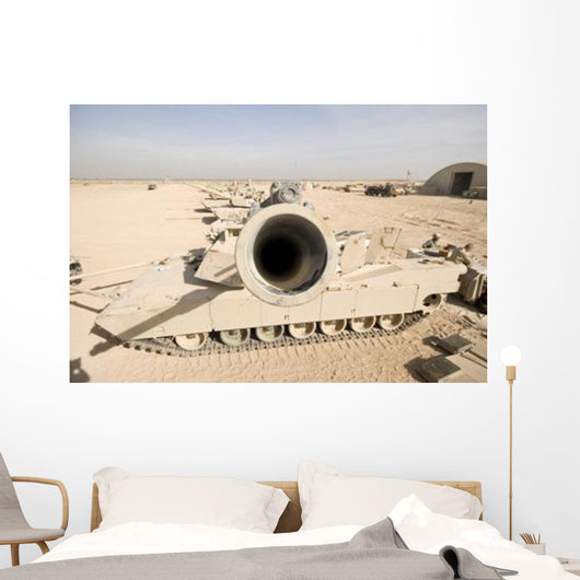M1 Abrams Tank Camp Wall Decal Design 7