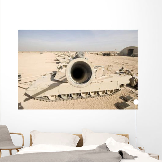 M1 Abrams Tank Camp Wall Decal Design 7