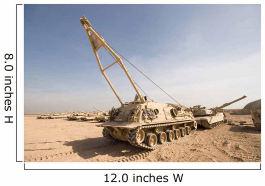 M88 Recovery Vehicle Camp Wall Decal Design 2