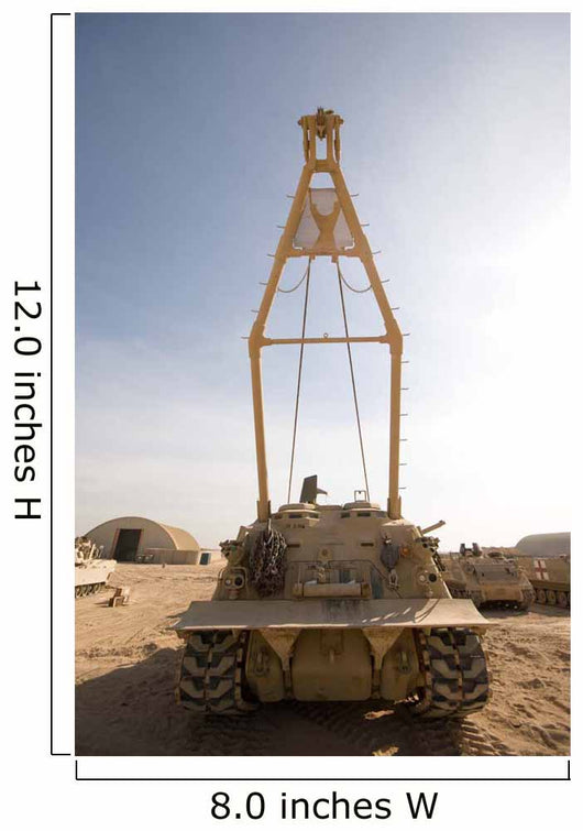 M88 Recovery Vehicle Camp Wall Decal Design 1
