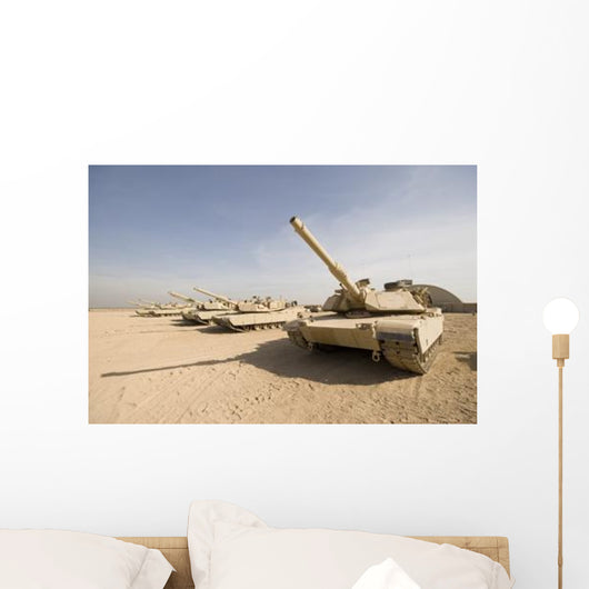 M1 Abrams Tank Camp Wall Decal Design 5