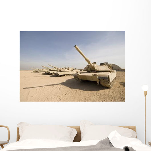M1 Abrams Tank Camp Wall Decal Design 5