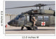 Uh-60 Blackhawk Medivac Helicopter Wall Decal Design 7