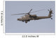 Ah-64 Apache Flight over Wall Decal Design 2
