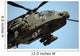 Ah-64 Apache Flight over Wall Decal Design 1