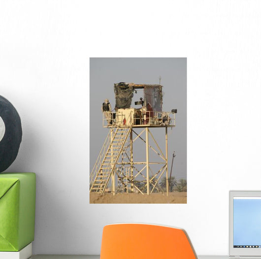 Guard Tower Manned Georgian Wall Decal