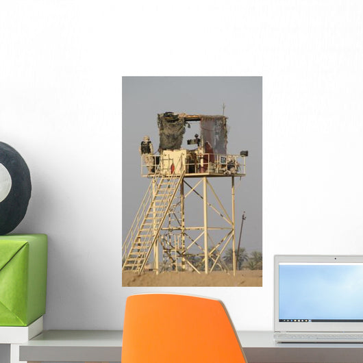Guard Tower Manned Georgian Wall Decal