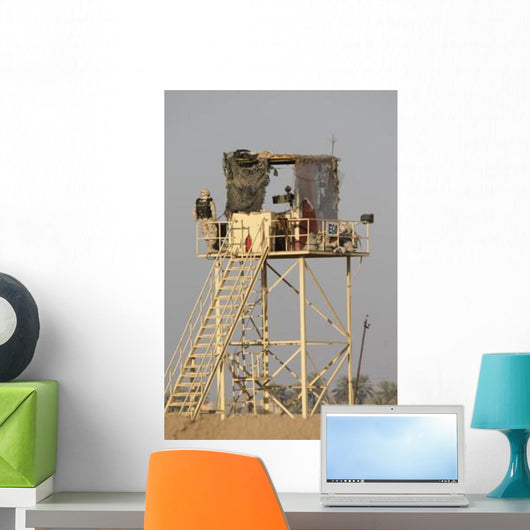 Guard Tower Manned Georgian Wall Decal