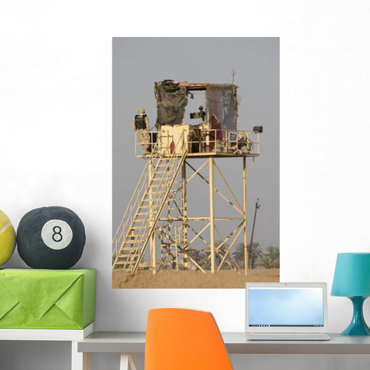 Guard Tower Manned Georgian Wall Decal