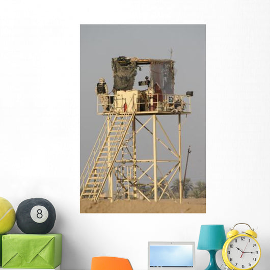 Guard Tower Manned Georgian Wall Decal
