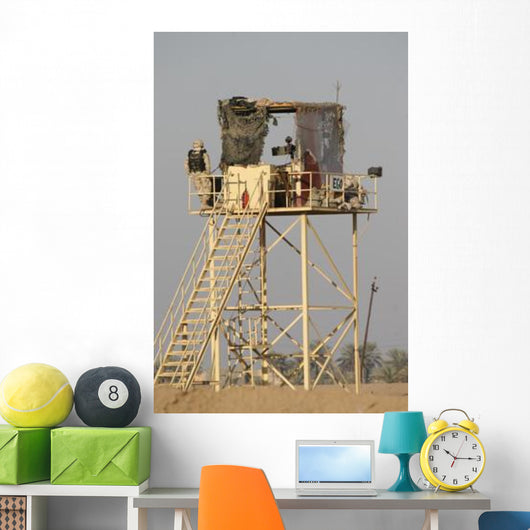 Guard Tower Manned Georgian Wall Decal