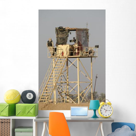 Guard Tower Manned Georgian Wall Decal
