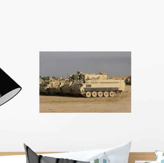 M113 Variant Camp Warhorse Wall Decal Design 1