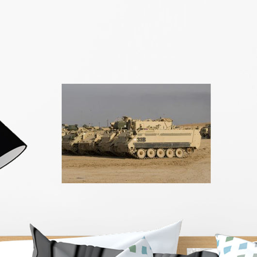M113 Variant Camp Warhorse Wall Decal Design 1