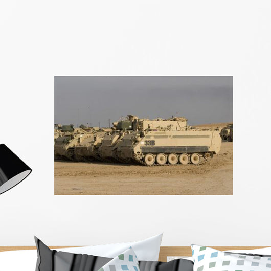 M113 Variant Camp Warhorse Wall Decal Design 1